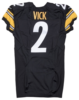 2015 Michael Vick Game Used Pittsburgh Steelers Home Jersey (Steelers COA)